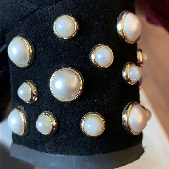 Stuart Weizman black suede shoes - Picture 6 of 6